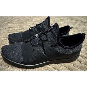 Ecco Sense Women's Sneaker Running Elastic Toggle US 9 Black Athletic Never Worn